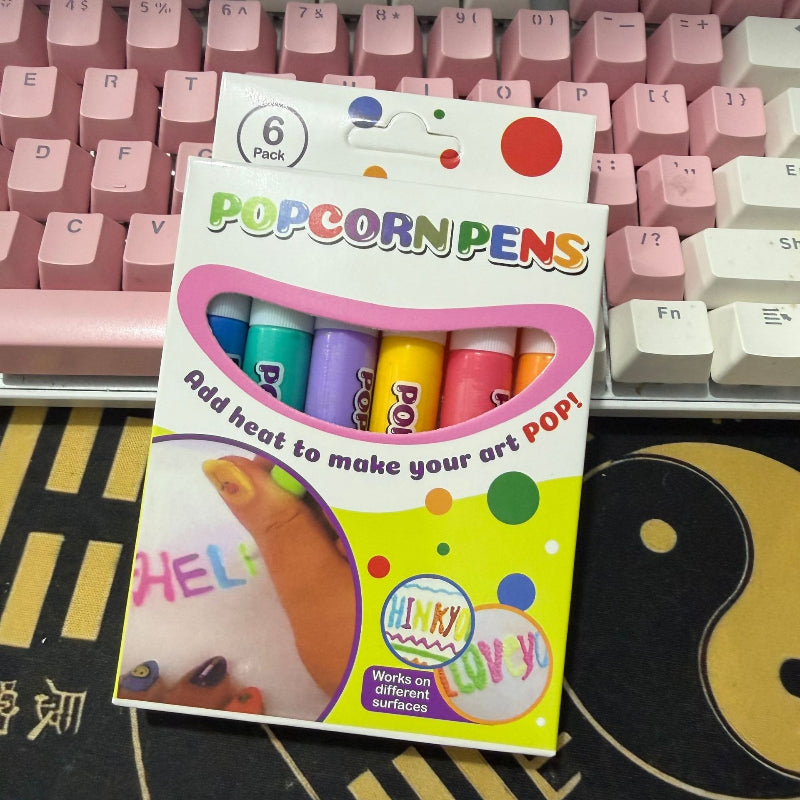 Nocztuce Popcorn Magic 3D Art Pen – Creative Drawing Tool for Kids, Journals & DIY Projects