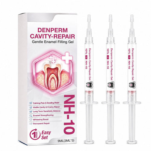 🚨 Stop Cavities Before They Stop You! DenPerm Natural Enamel Filling Gel 🦷