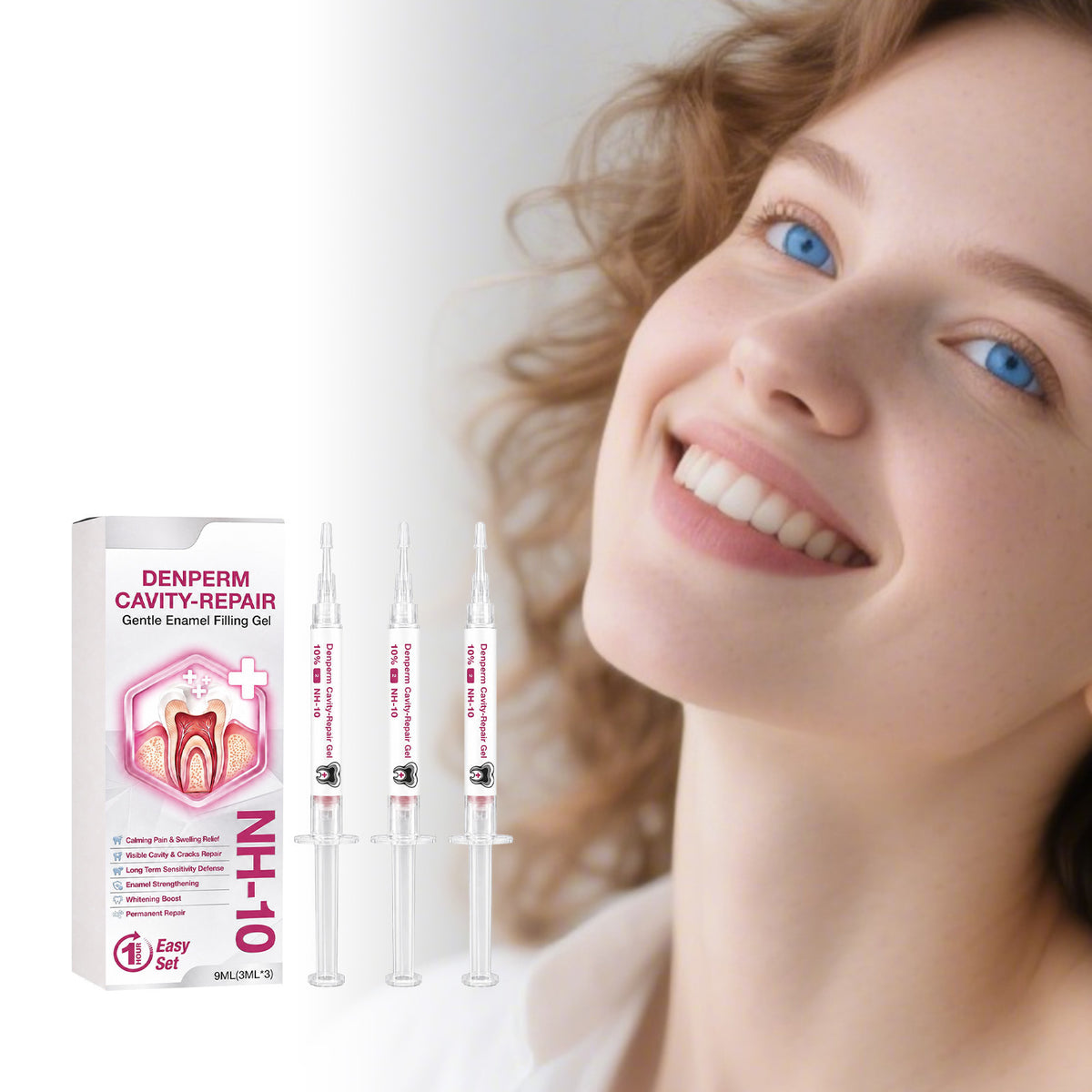 🚨 Stop Cavities Before They Stop You! DenPerm Natural Enamel Filling Gel 🦷