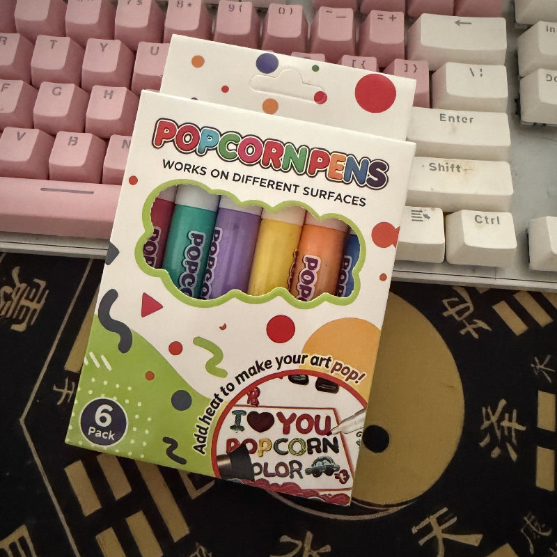 Nocztuce Popcorn Magic 3D Art Pen – Creative Drawing Tool for Kids, Journals & DIY Projects