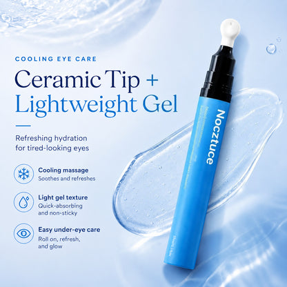 Nocztuce IceGlow Cooling Eye Serum Pen – Ceramic Tip Hydrating Eye Treatment