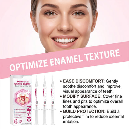 🚨 Stop Cavities Before They Stop You! DenPerm Natural Enamel Filling Gel 🦷