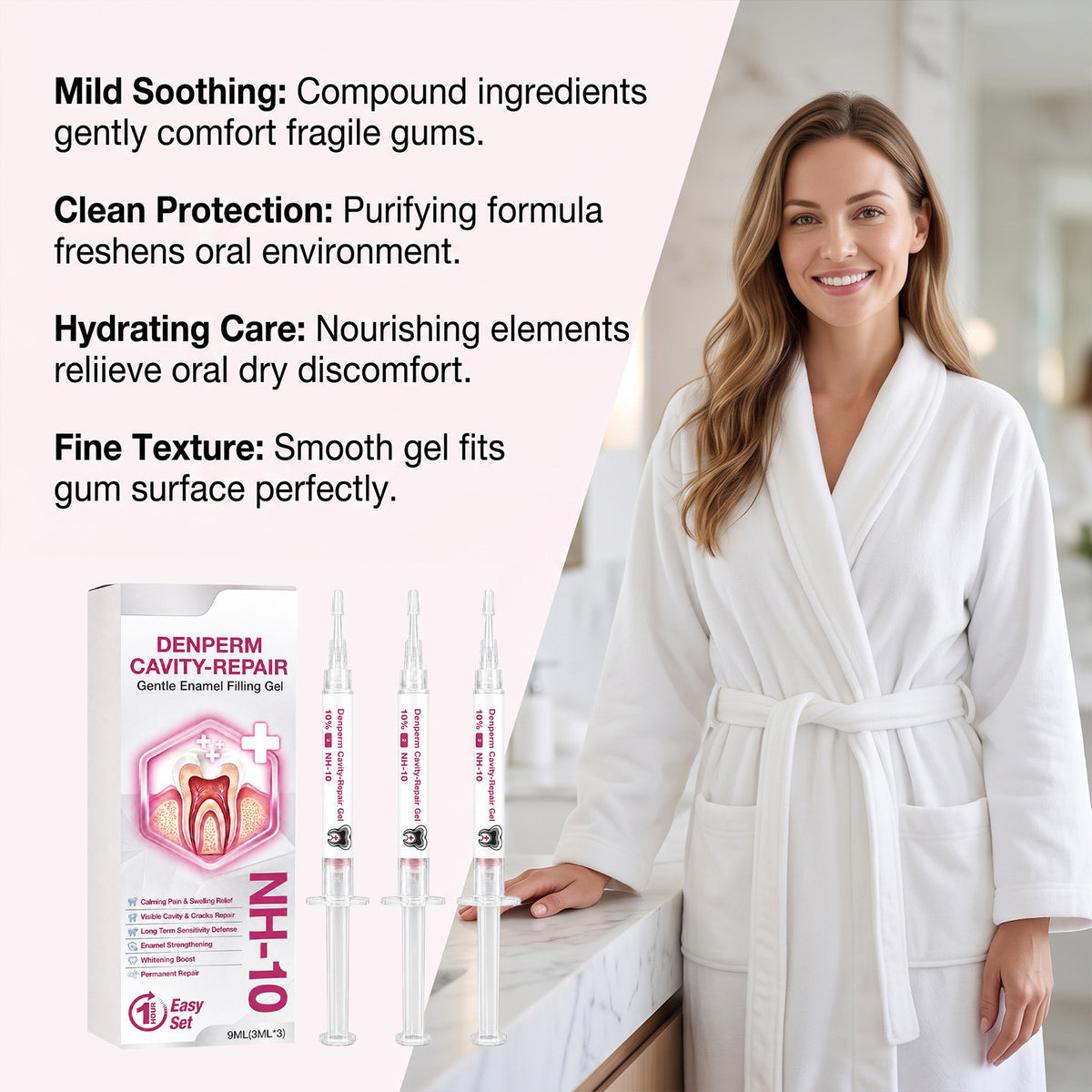 🚨 Stop Cavities Before They Stop You! DenPerm Natural Enamel Filling Gel 🦷