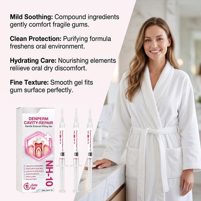 🚨 Stop Cavities Before They Stop You! DenPerm Natural Enamel Filling Gel 🦷