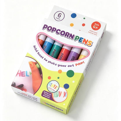 Nocztuce Popcorn Magic 3D Art Pen – Creative Drawing Tool for Kids, Journals & DIY Projects
